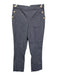 Joie Size XS Blue Cotton Blend Button Detail Pocket Trouser Pants Blue / XS