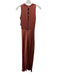 Shona Joy Size 2 Muted Red Lenzing Blend Sleeveless Satin Keyhole Back Dress Muted Red / 2