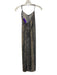 PRISCAVera Size XS Grey & Tan No Fabric Tag Netting One Shoulder Coverup Grey & Tan / XS