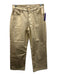 KUT Size 0P Gold Cotton Blend Zip & Button Metallic High Rise Pants Gold / 0P