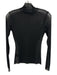 AFRM Size XS Black Poly Blend Mesh Long Sleeve Top Black / XS