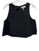 Apiece Apart Size 2 Black Cotton Sleeveless Hook Closure Keyhole Back Top Black / 2