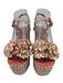 Castaner Shoe Size 35 White, Orange & Multi Print Synthetic Leather Sole Sandals White, Orange & Multi Print / 35