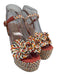 Castaner Shoe Size 35 White, Orange & Multi Print Synthetic Leather Sole Sandals White, Orange & Multi Print / 35