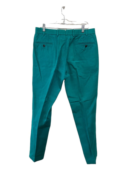 Sid Mashburn Size 34 Emerald Cotton Solid Khakis Men's Pants 34