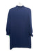 A.P.C Size 38 Navy Blue Polyester Smocked Crepe Dress Navy Blue / 38