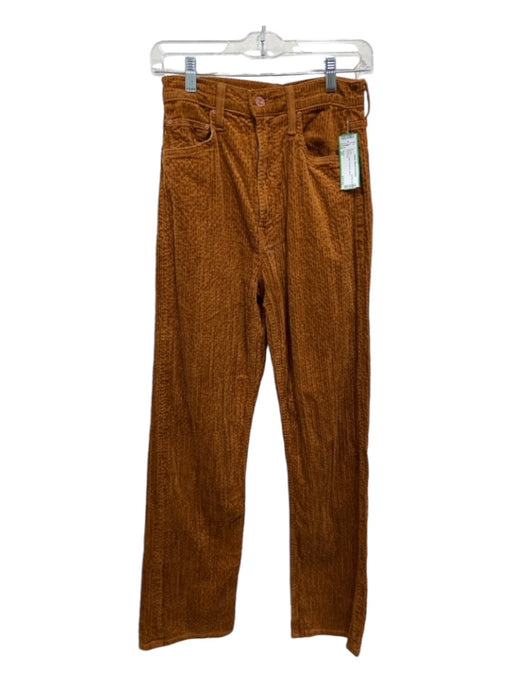 Mother Size 25 Brown Cotton Corduroy zip fly Pants Brown / 25