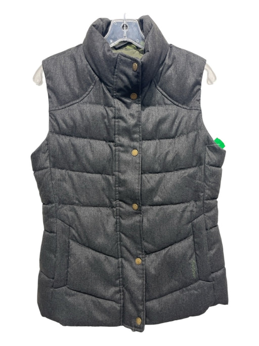 Barbour Size 6 Green Polyester Zip Up Pockets Vest Green / 6