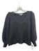 Madewell Size XS Charcoal Wool, Acrylic, Polyamide Neppy Puff Sleeves Sweater Charcoal / XS