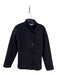 Commense Size XS Black Polyester Blend Button Front Long Sleeve Collared Coat Black / XS