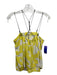 3.1 Phillip Lim Size 2 Yellow & White Silk Floral Pleat Back Zip Skirt Yellow & White / 2