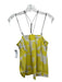 3.1 Phillip Lim Size 2 Yellow & White Silk Floral Pleat Back Zip Skirt Yellow & White / 2