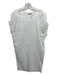 Aeron Size 2 White Linen Smocked Pockets Cap Sleeve Midi Dress White / 2