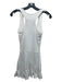Stella McCartney Adidas Size 36 White Poly Sleeveless Mesh Pleated Dress White / 36