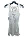 Stella McCartney Adidas Size 36 White Poly Sleeveless Mesh Pleated Dress White / 36