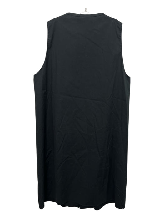 3.1 Phillip Lim Size 0 Black Cotton & Polyurethane Pleated Sleeveless Dress Black / 0