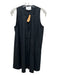 3.1 Phillip Lim Size 0 Black Cotton & Polyurethane Pleated Sleeveless Dress Black / 0