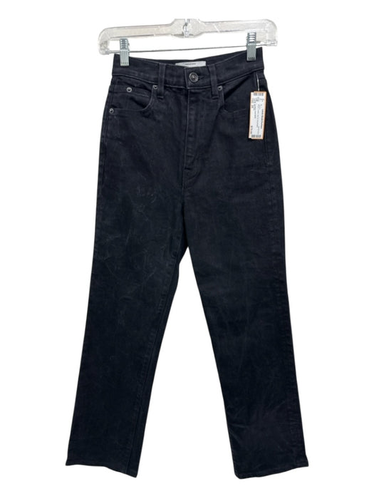 Slvrlake Size 24 Black Cotton Zip Fly Jeans Black / 24