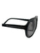 Givenchy Black Plastic Square Lens Polarized Square Sunglasses Black