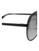 Lanvin Gray Metal & Acetate Tortoise Shell Aviator Sunglasses Gray