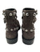 Stuart Weitzman Shoe Size 6.5 Dark Gray Suede Upper Stud Detail Side Zip Booties Dark Gray / 6.5