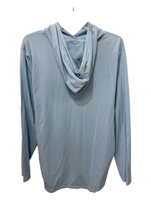 B. Draddy Size L Blue Cotton Hoodie Men's Jacket Blue / L