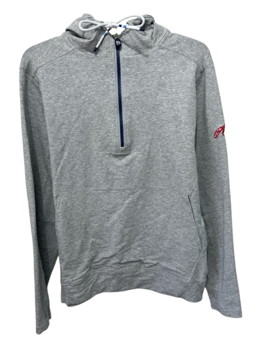 B. Draddy Size M Gray Cotton Hoodie Men's Jacket Gray / M