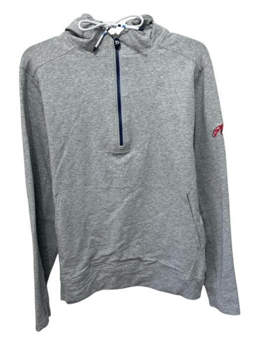 B. Draddy Size M Gray Cotton Hoodie Men's Jacket Gray / M