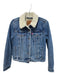 Levi's Size XS Medium Wash Cotton Sherpa Lined Button Front Jacket Medium Wash / XS