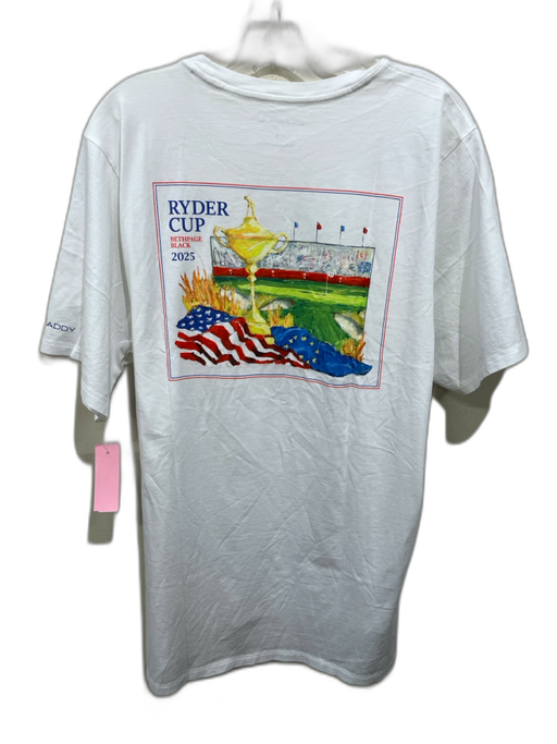 B Brady NWT Size L White Cotton Solid T shirt Men's Short Sleeve White / L