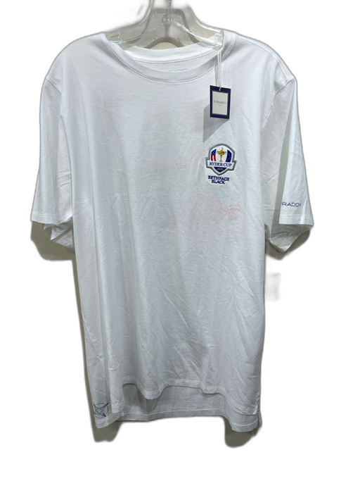 B Brady NWT Size L White Cotton Solid T shirt Men's Short Sleeve White / L