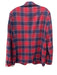 Gant Red & Blue Wool Plaid Patch Pocket 2 Button Men's Blazer Red & Blue / 52