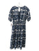 Beyond by Vera Size Est S Navy & white All Over Print Short Sleeve Dress Navy & white / Est S