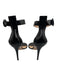 Gianvito Rossi Shoe Size 41 Black Leather Upper Patent Ankle Buckle Sandals Black / 41