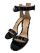Gianvito Rossi Shoe Size 41 Black Leather Upper Patent Ankle Buckle Sandals Black / 41