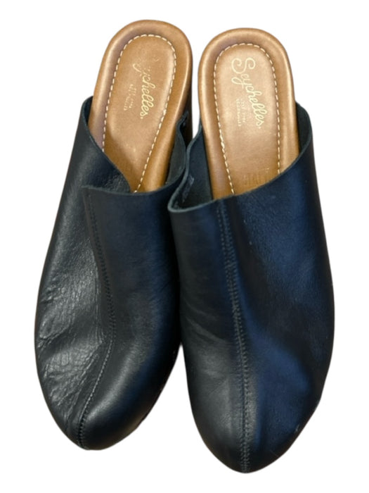 Seychelles Shoe Size 10 Black & Brown Leather Platform Clogs Black & Brown / 10