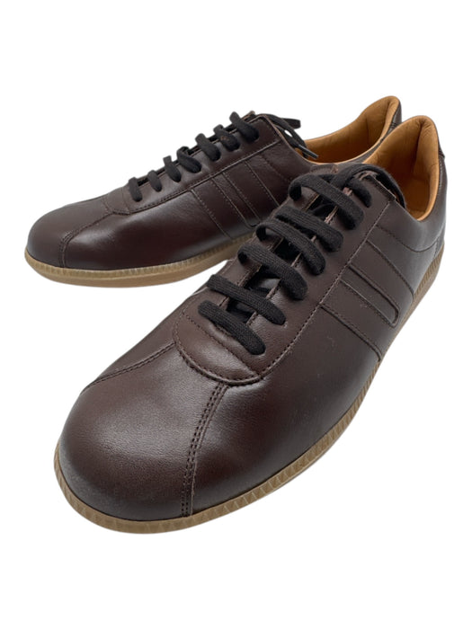 Ludwig Reiter Shoe Size 43 Brown & Tan Leather Solid Sneaker Men's Shoes Brown & Tan / 43