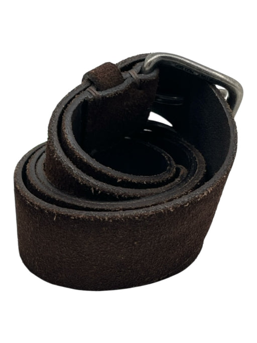 Post & Co Brown Leather Solid Men's Belt Brown