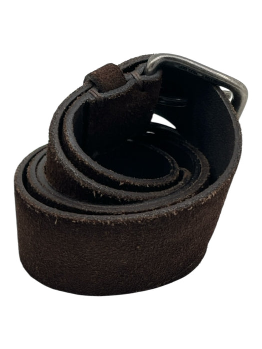 Post & Co Brown Leather Solid Men's Belt Brown