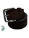 Post & Co Brown Leather Solid Men's Belt Brown