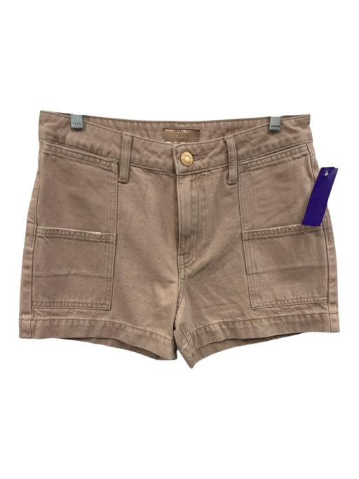 KUT Size 4 Blush Pink Cotton Button & Zip Double Front Pockets Shorts Blush Pink / 4