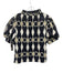 Sofia Size XS/S Dark Gray, White & Beige Cotton Blend Abstract Print Top Dark Gray, White & Beige / XS/S