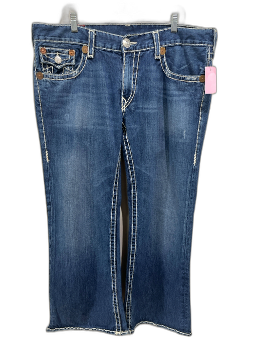 True Religion Size 38 Light Wash Cotton Jean Men's Pants Light Wash / 38