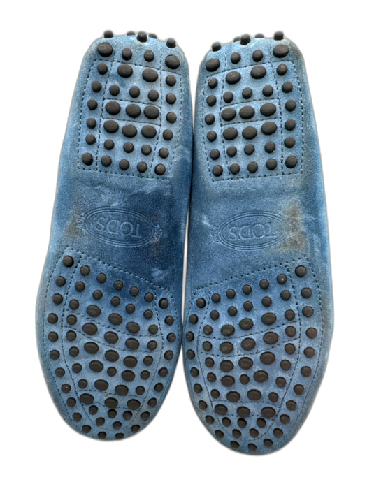 Tods Shoe Size 37 Blue Leather Loafer Flats Blue / 37