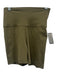 Set Active Size M Olive Green Polyester & Spandex Wide Waist Band Biker Shorts Olive Green / M