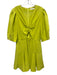 Jonathan Simkhai Standard Size 9 Lime Green Polyester & Spandex Cut Out Dress Lime Green / 9