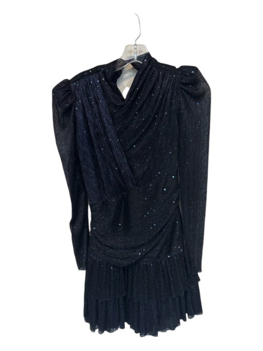 Sabina Musayev Size S Midnight blue Polyester Long Sleeve Sequins Dress Midnight blue / S