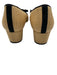 LK Bennett Shoe Size 38.5 Tan & black Leather Woven Straw Accent Pumps Tan & black / 38.5