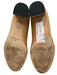 LK Bennett Shoe Size 38.5 Tan & black Leather Woven Straw Accent Pumps Tan & black / 38.5