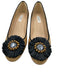 LK Bennett Shoe Size 38.5 Tan & black Leather Woven Straw Accent Pumps Tan & black / 38.5